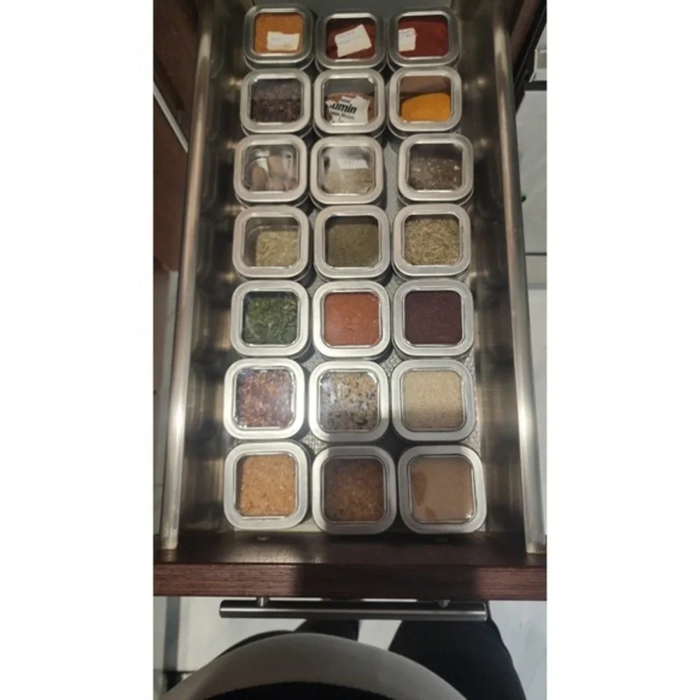 30pc Small Tins‎ 2oz.  With Window use for candy or spices Organize spices